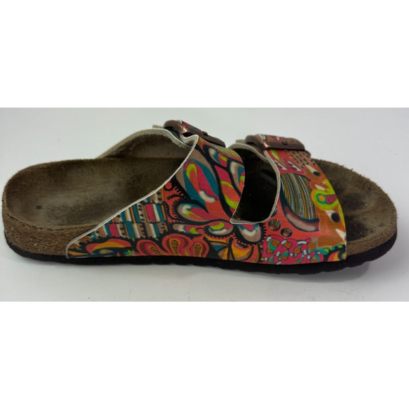 Birkenstock Papillio Dorothy Sandal African Wax Raspberry Slides Size 39 US 8 - Picture 6 of 13